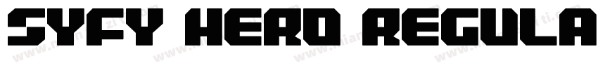 SYFY Hero Regular字体转换